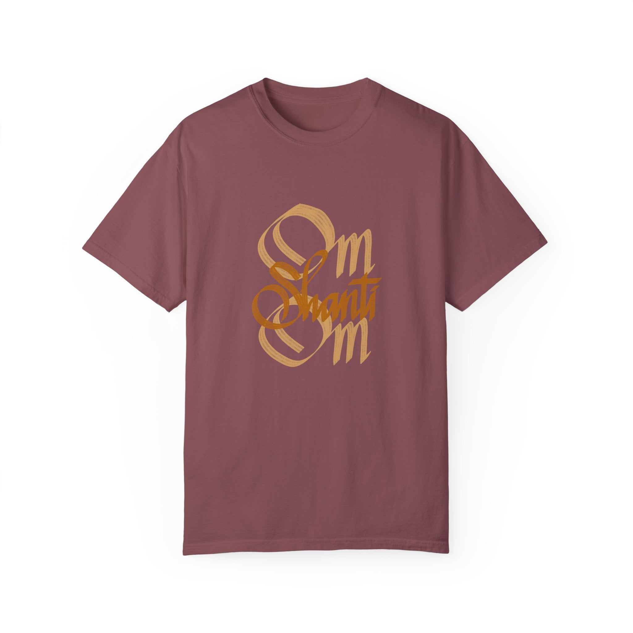 OM SHANTI OM Unisex Garment-Dyed T-shirt