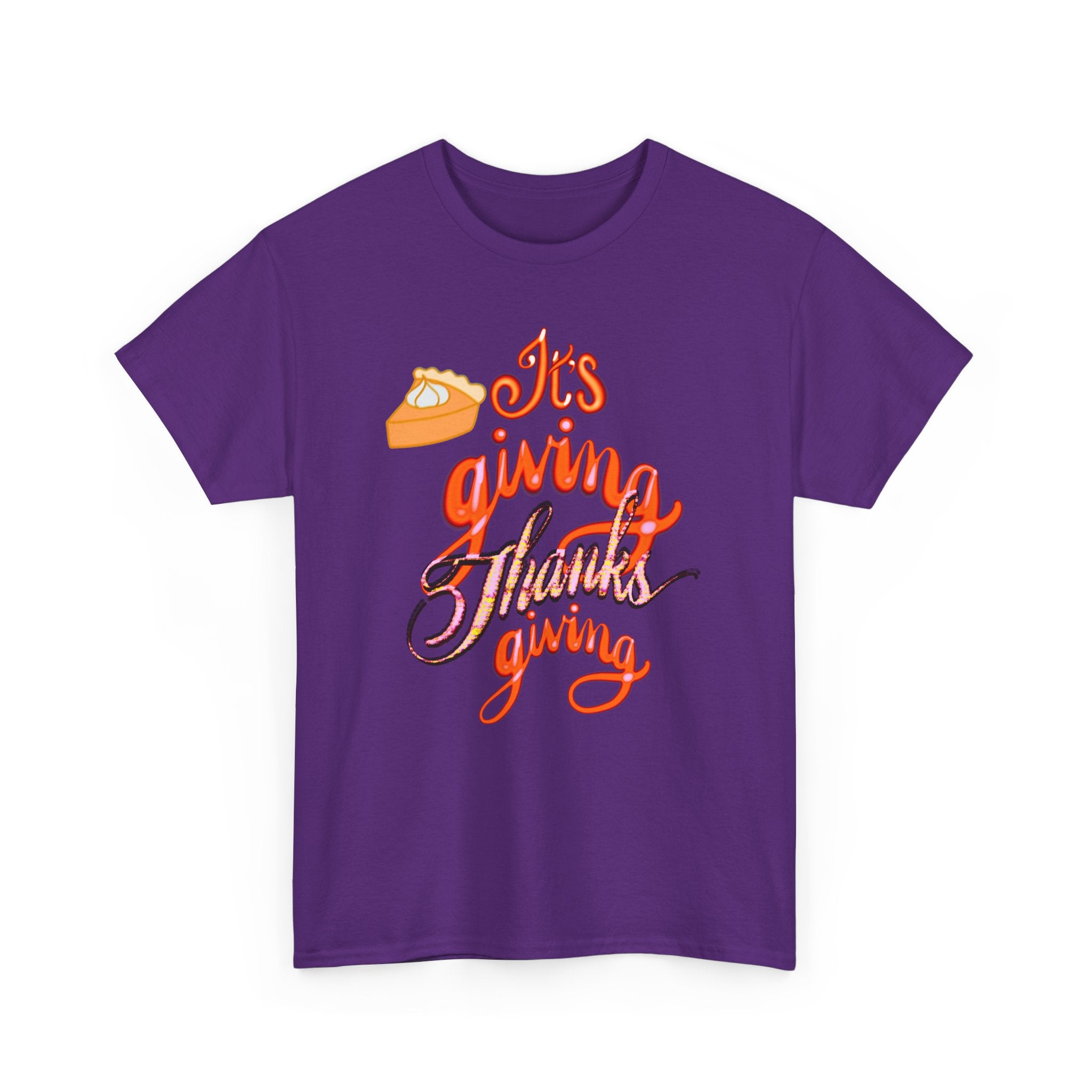 IT’S GIVING THANKSGIVING Unisex Heavy Cotton Tee