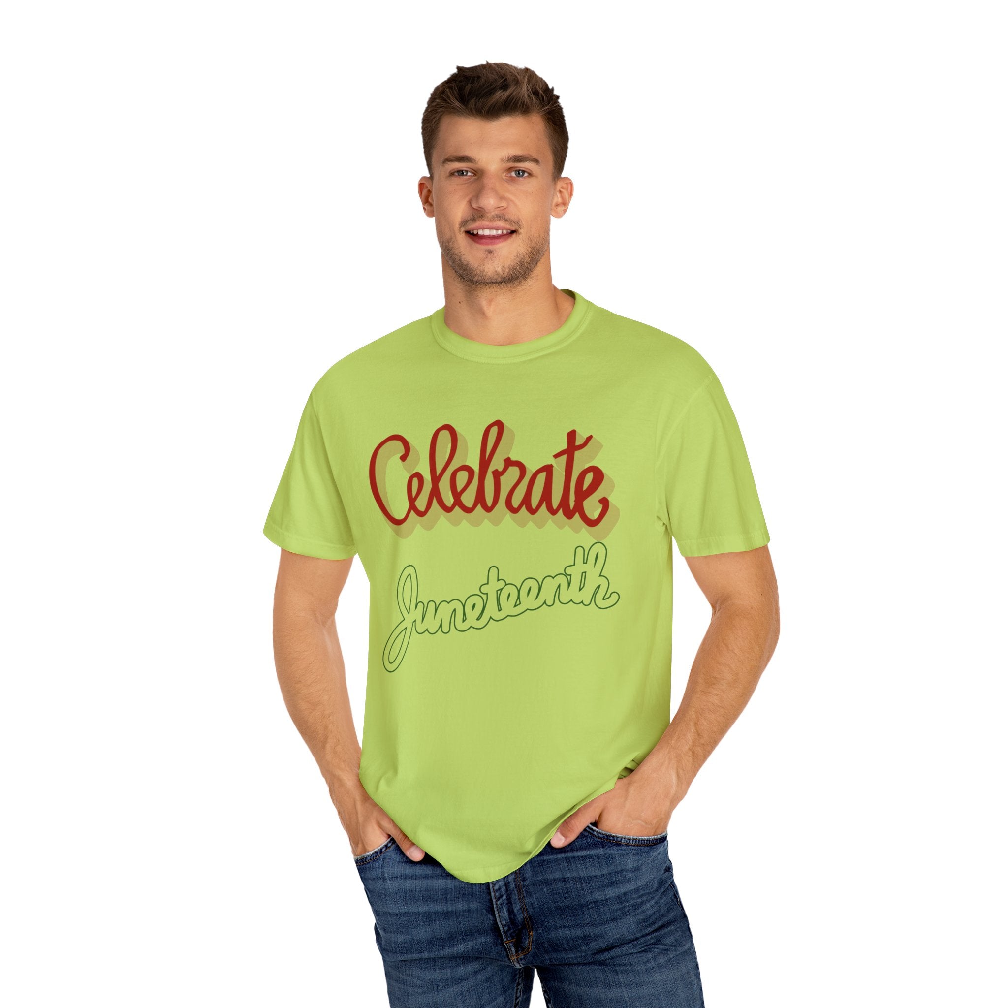 CELEBRATE JUNETEENTH Garment-Dyed T-shirt