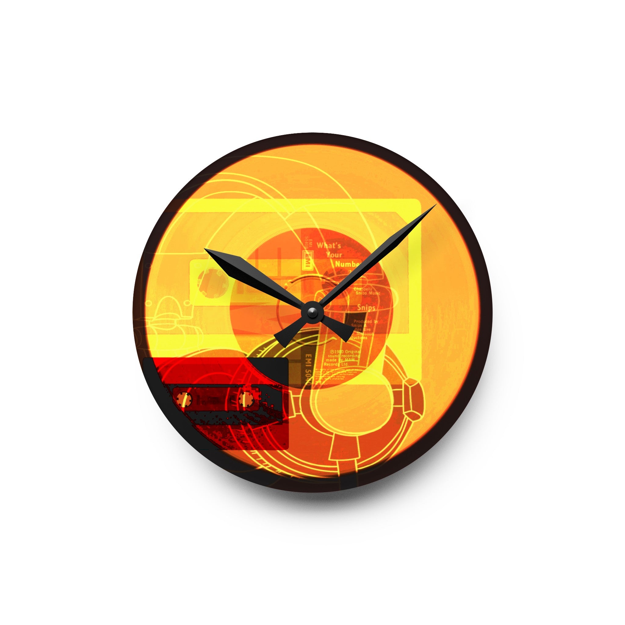 TAKE ME BACK Acrylic Wall Clock