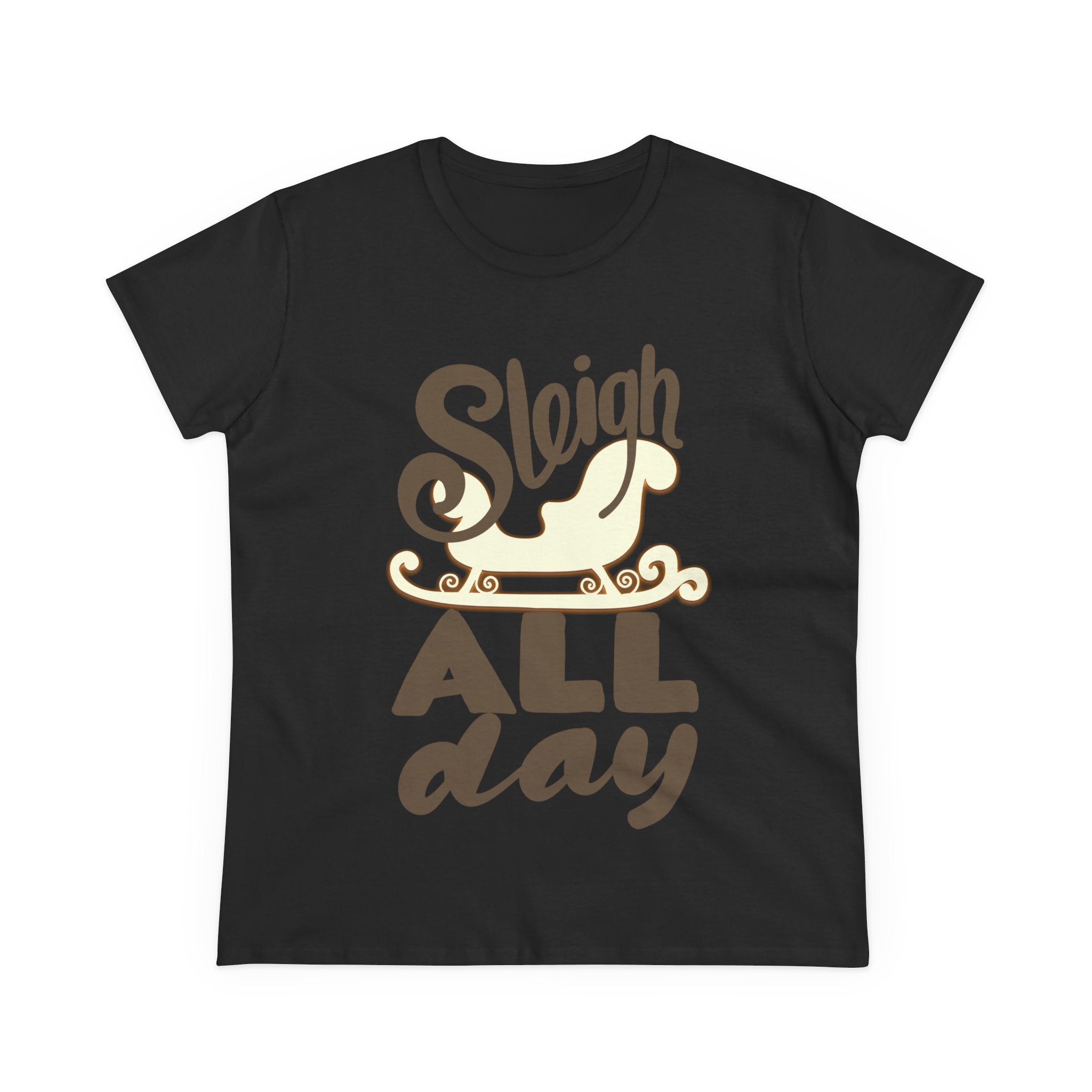 SLEIGH ALL DAY Cotton Tee