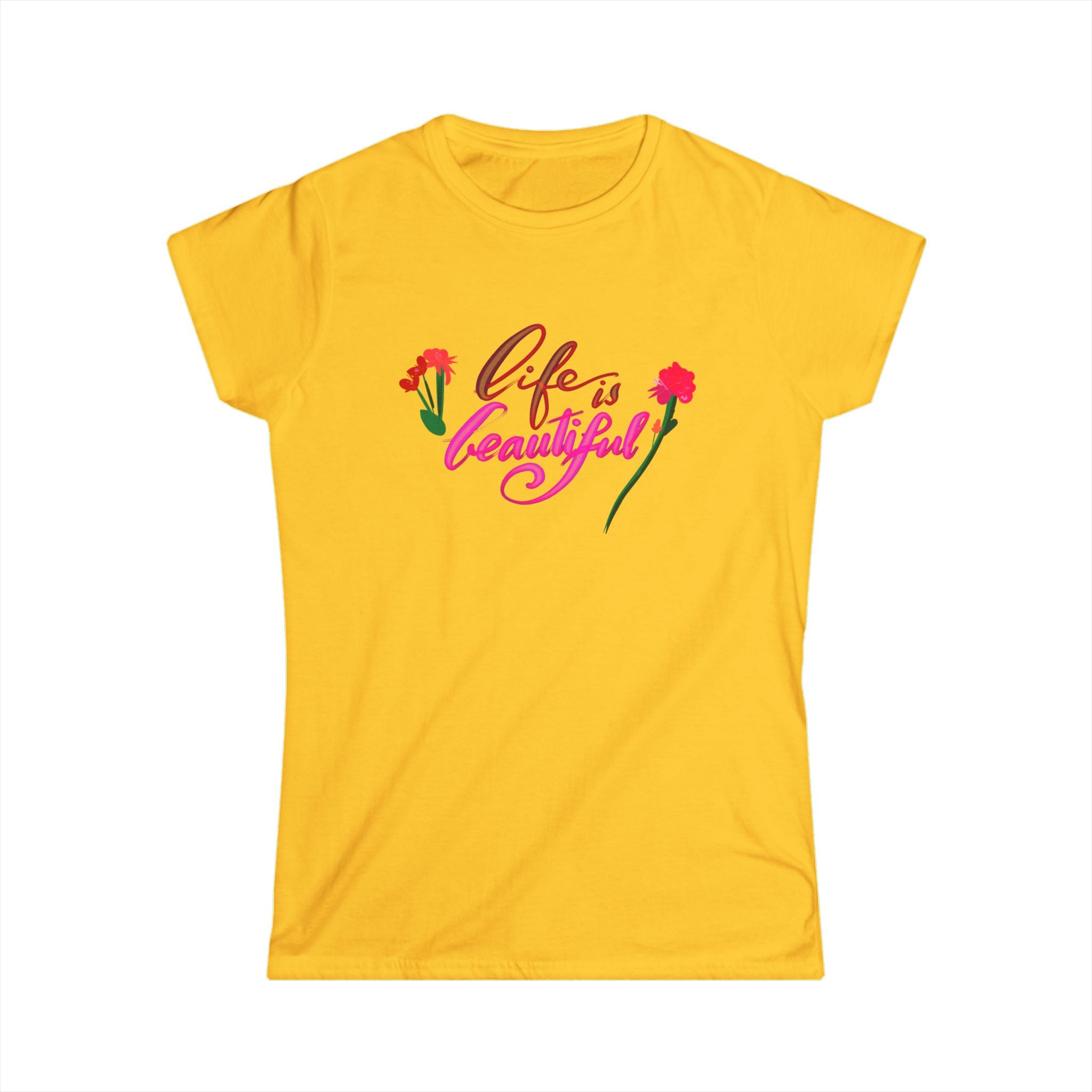 LIFE IS BEAUTIFUL Women's Softstyle Tee