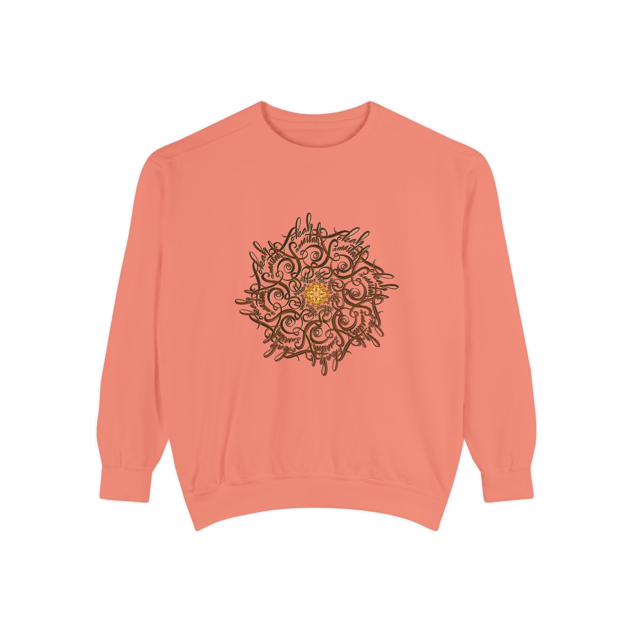Bohemian Mantra Mandala Sweatshirt | Cozy Unisex Pullover | Trendy Sweatshirt for Autumn, Gift for Her, Unique Layering Piece, Casual Wear
