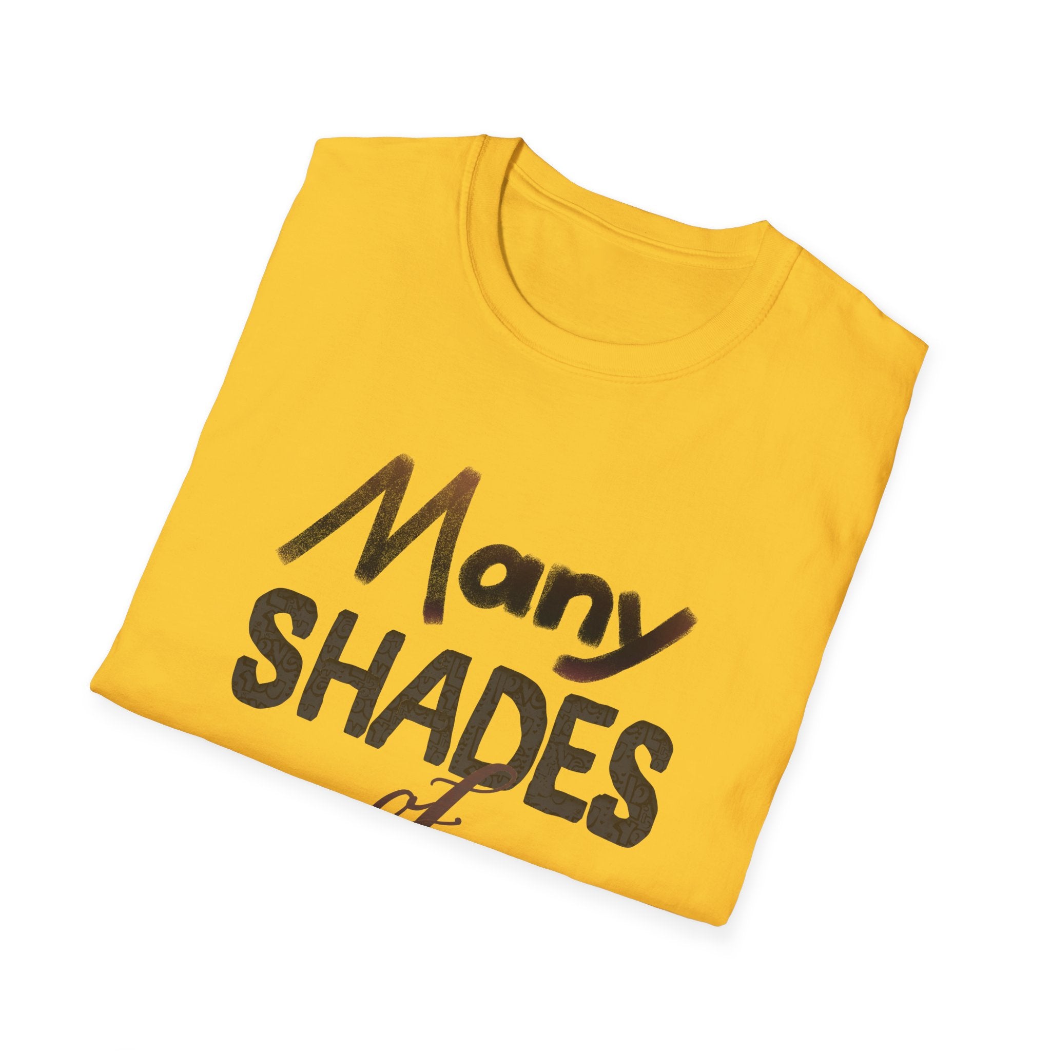 MANY SHADES OF BLACK Unisex Softstyle T-Shirt