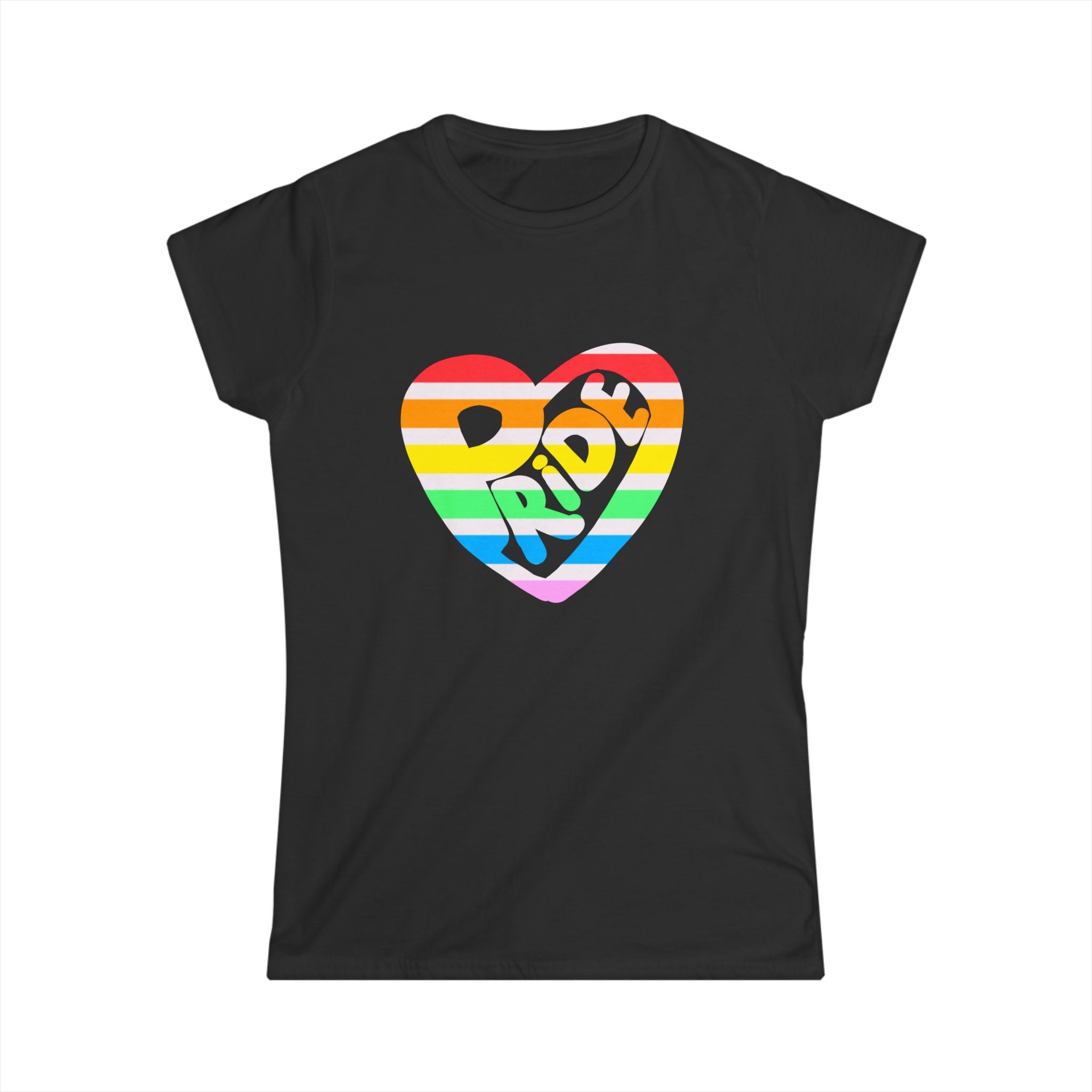 Women's Tee Pride Heart Hand-Drawn Design